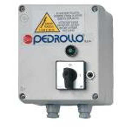 Afbeeldingen van Aansluitkast QEM 075 t.b.v. 0,75 PK bronpomp, 220 Volt.