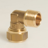Toon details van Knie kopp. KIWA messing bu.dr. x knel, ¾ " x 12mm. Afbeeldingen van Knie kopp. KIWA messing bu.dr. x knel, ¾ " x 12mm.