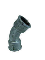 Toon details van Gegalvaniseerde bocht 45° bi.dr / bi.dr.  1 ¼ " Afbeeldingen van Gegalvaniseerde bocht 45° bi.dr / bi.dr.  1 ¼ "