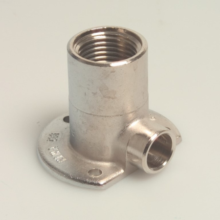 Picture of Muurplaat hoog model verchroomd KIWA 22 mm x 3/4 "
