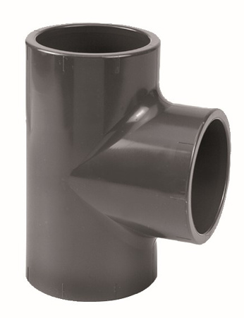 Picture of PVC T-stuk 90°, 90 mm, 16 bar, KIWA