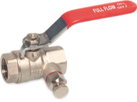 Toon details van Kogelkraan messing met aftap Afbeeldingen van Kogelkraan messing met aftap