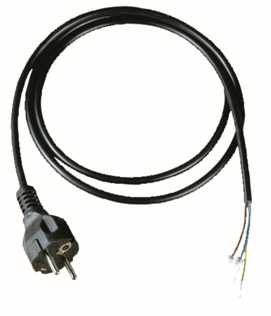 Picture of Aangegoten geaarde stekker met kabel 1,5 mm²