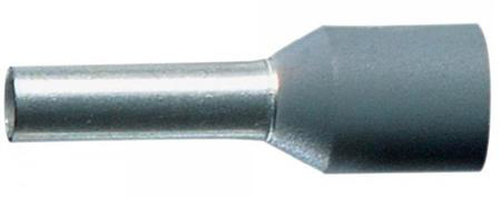 Afbeeldingen van Adereindhuls geïsoleerd 4,0 mm² grijs