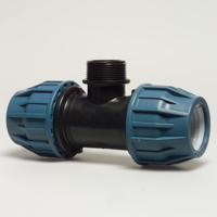 Toon details van Jason T-stuk met buitendraad KIWA Afbeeldingen van Jason T-stuk met buitendraad KIWA