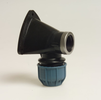 Toon details van Jason knie met muurplaat KIWA 90º Afbeeldingen van Jason knie met muurplaat KIWA 90º