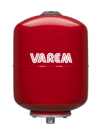Picture of VAREM drukvat plaatstaal verticaal, 24 liter, 1" bu.dr.